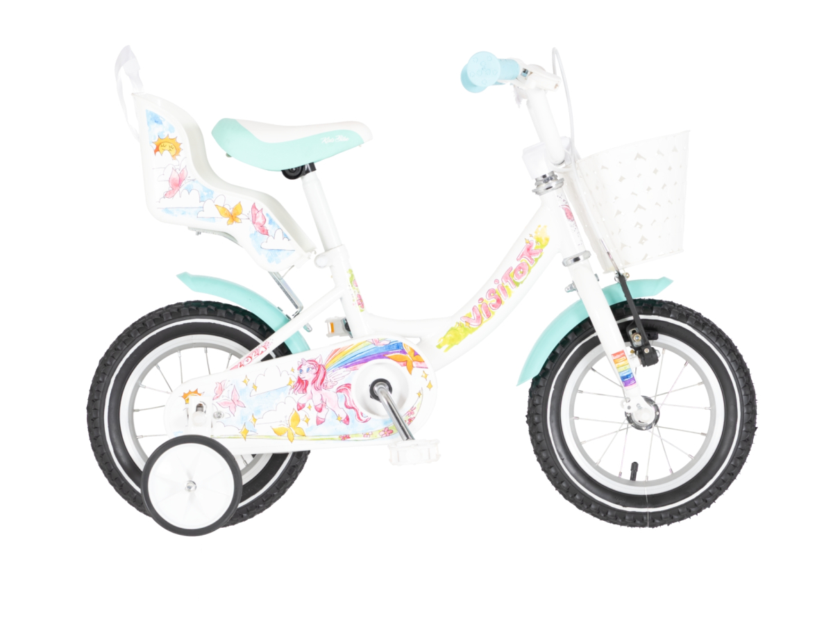 Bicikl Visitor Lola  12" belo tirkiz