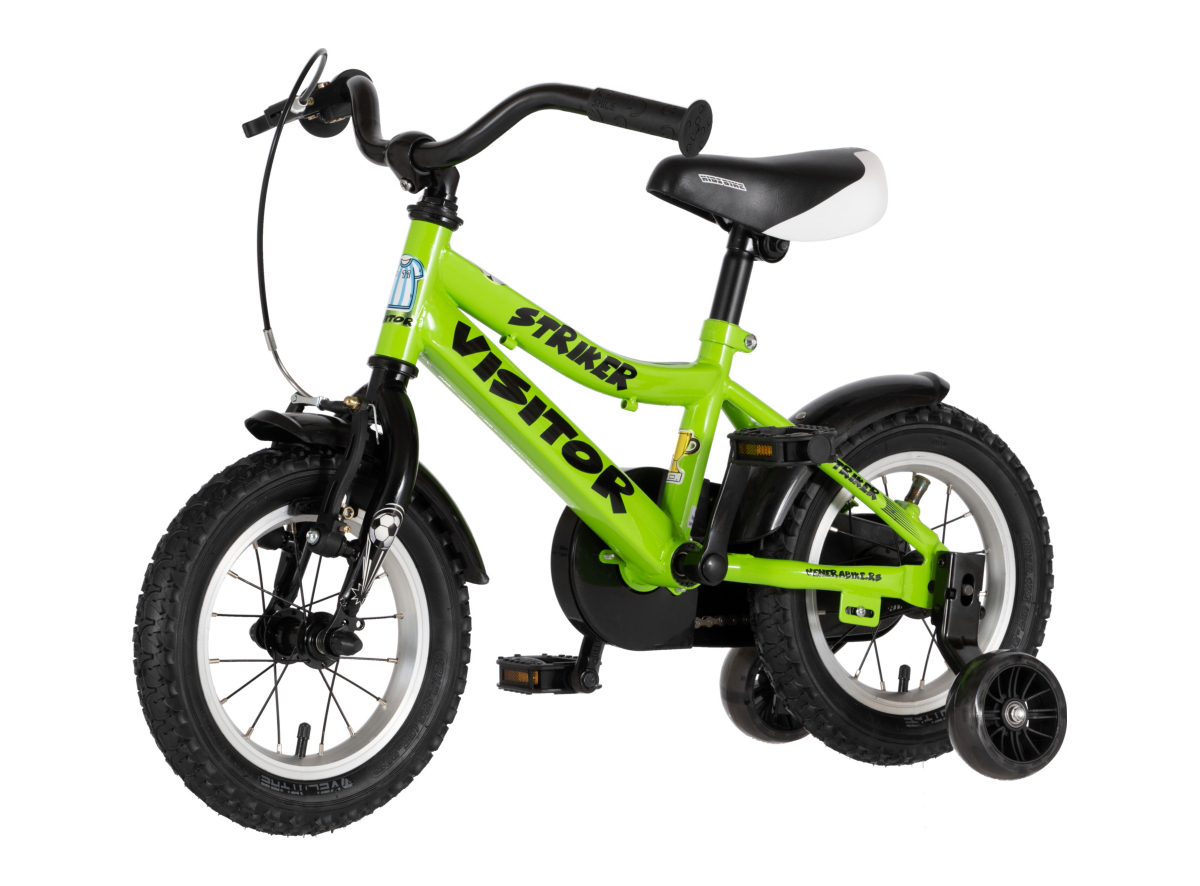 BICIKL KIDS VISITOR STRIKER 12" 8" V-BRAKE  KONTRA 95-115CM (12") ZELENI NEON