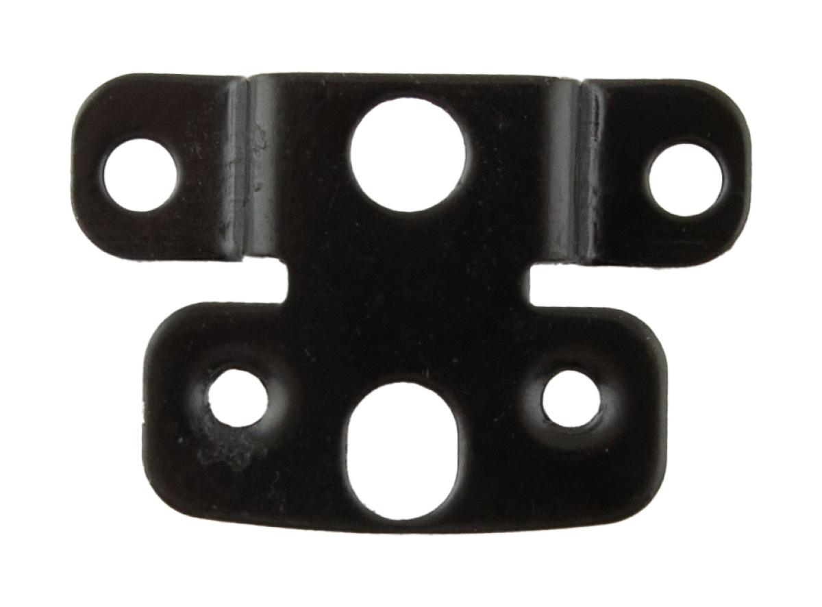 Headlight fixing iron sheet