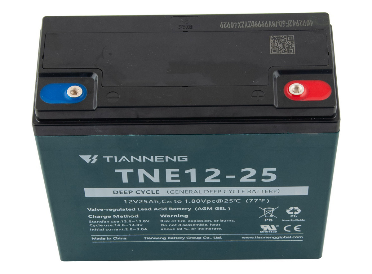 EB.BATERIJA OLOVNA 12V 25Ah, TIANNENG TNE12-25