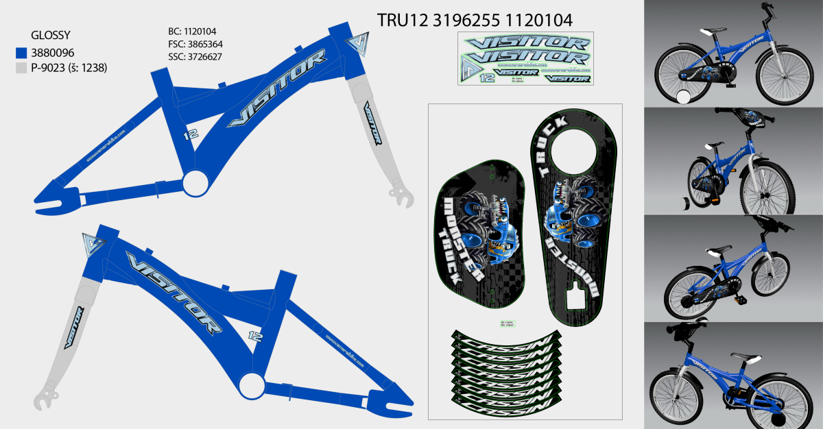 F.VILA ZA RAM TRU122DMTVKK/241R14P3/12"7"-3196255  2024 ##