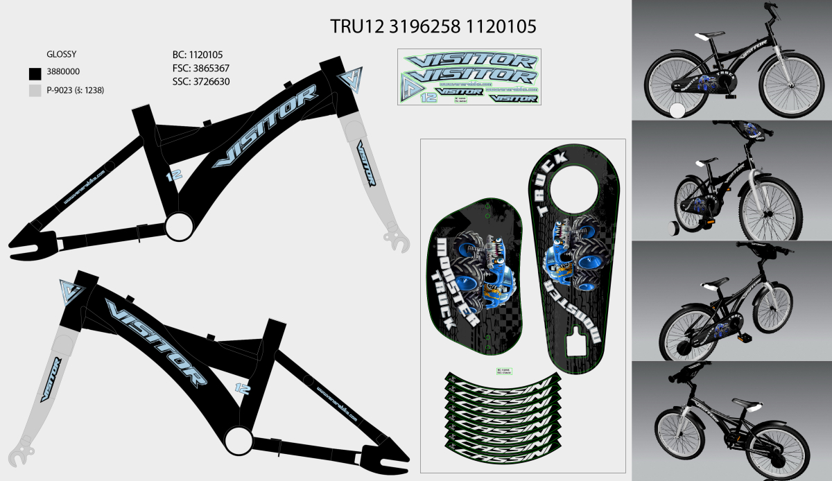 F.VILA ZA RAM TRU122DMTVKK/241R10P1/12"7"-3196258  2024 ##