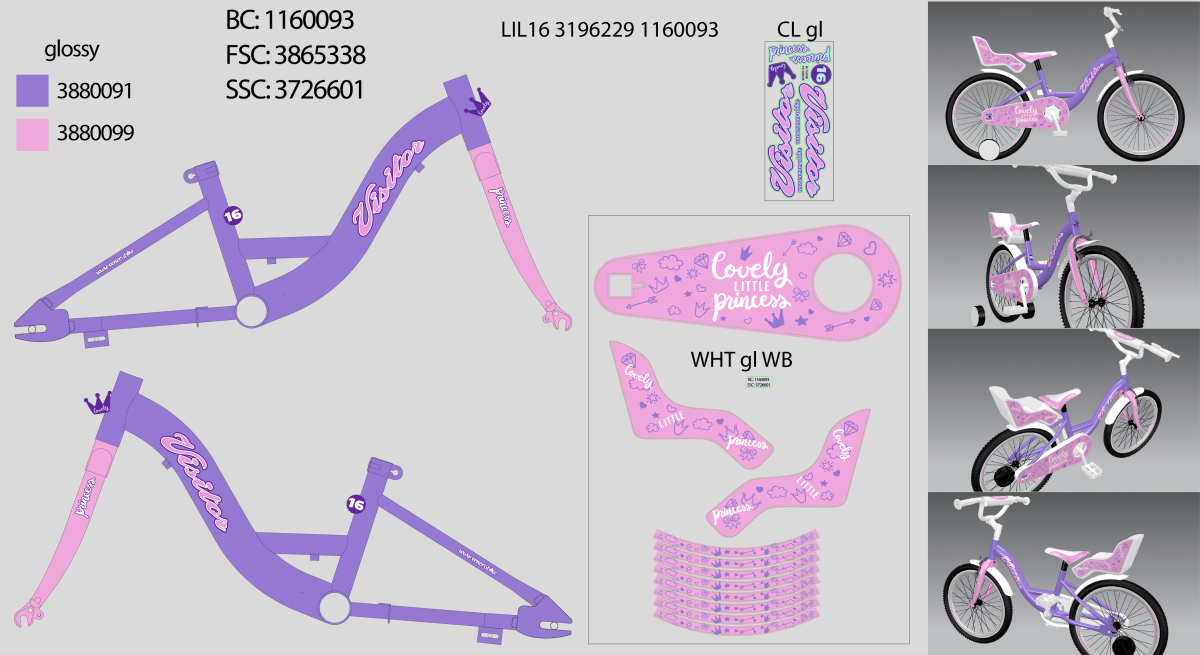 NAL.P.RAM.VEN STICKER LIL162DZTVKK/24AR9P8/16"9"