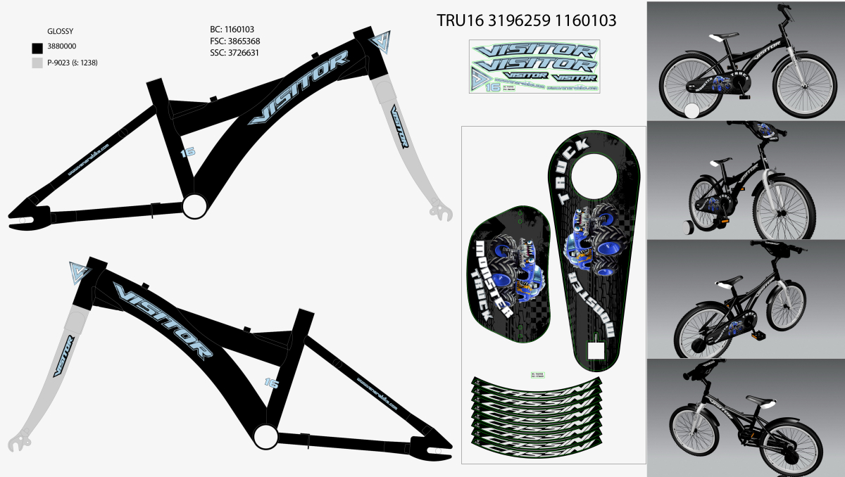 F.VILA ZA RAM TRU162DMTVKK/241R10P1/16"9"-3196259  2024 ##