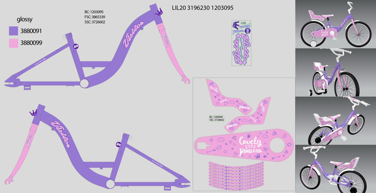 NAL.P.RAM.VEN STICKER LIL202DZTVKK/24AR9P8/20"10"