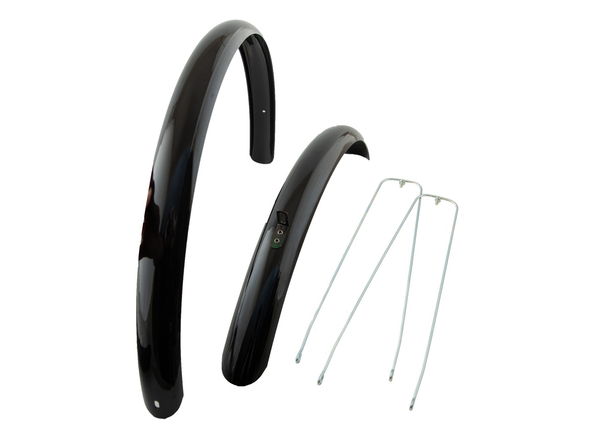 BLATOBRAN 26" EUROFENDER PVC CRNI 53mm SIRINA ECO TYPE MONTAZA