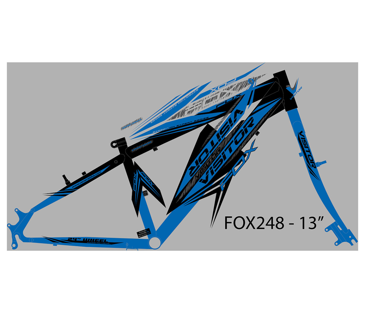 Fox248 24/13 F.RAM KINA za visitor fox crno plavi 2021