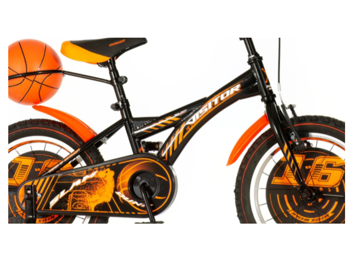 BAS160 F.RAM CASSINI ZA DECIJI BICIKL BASKET 16  ORANZ CRNI 2018 @@