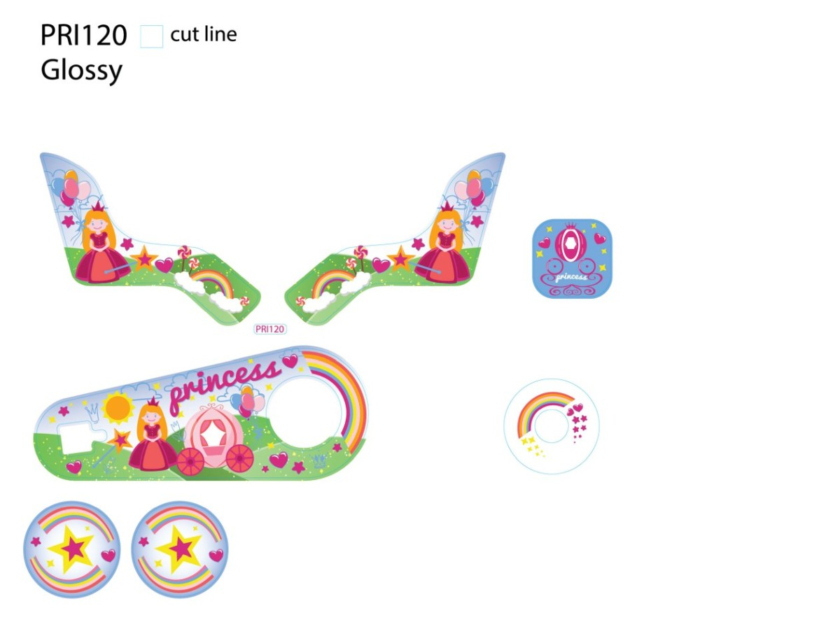 NAL.P.VEN PRI120 SET NALEPICA PRINCESS12 ZA POMO.TOC BLATOBRAN LANC 2017