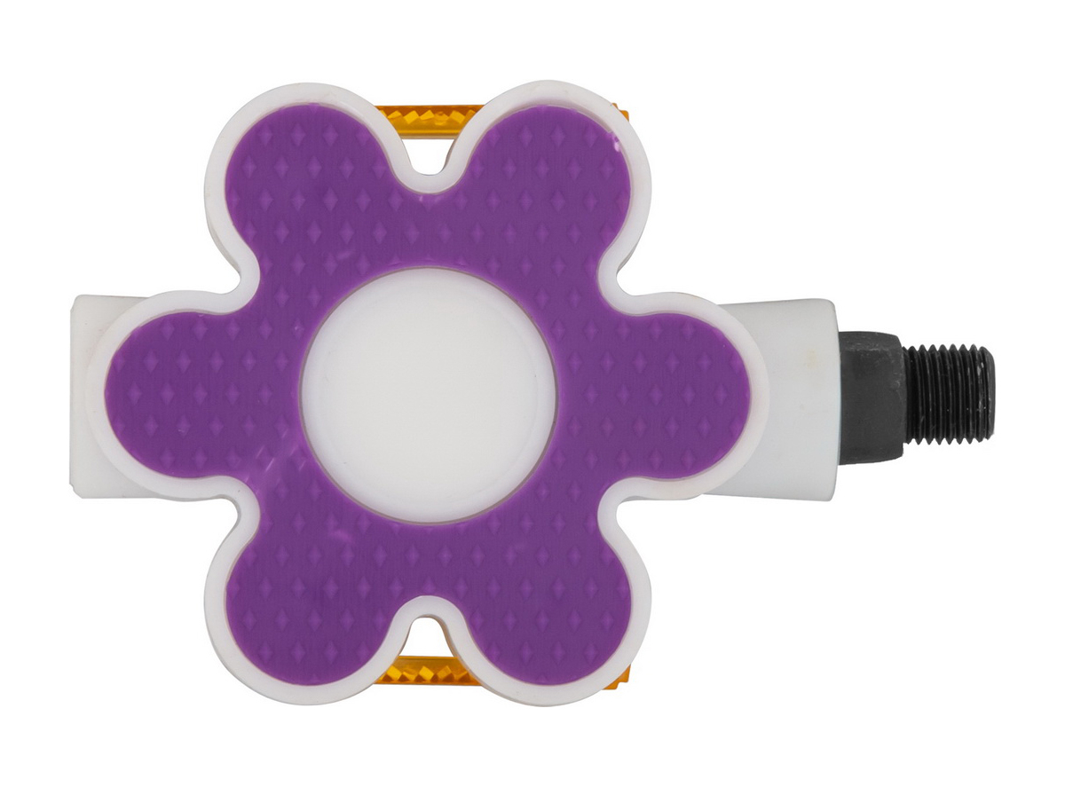 Pedala dečja pvc ljubičasta cvetić 1/2” uži navoj 78 x 95 x 27 mm