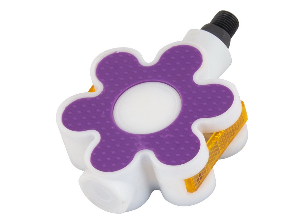 Pedala dečja pvc ljubičasta cvetić 1/2” uži navoj 78 x 95 x 27 mm