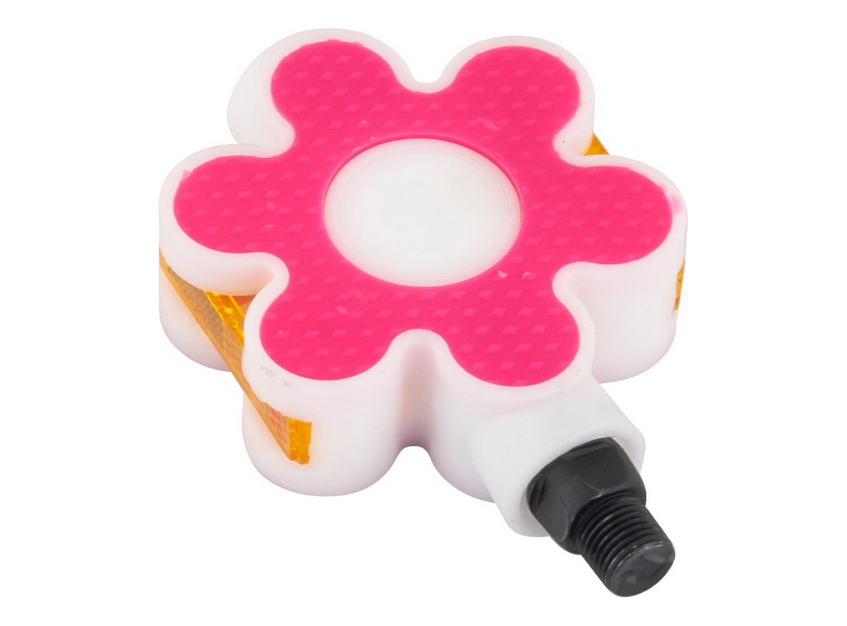 Pedala dečja pvc roza cvetić 1/2”uži navoj 78 x 95 x 27 mm