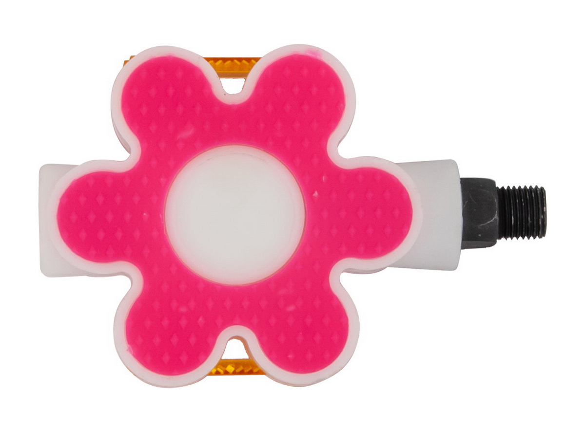 Pedala dečja pvc roza cvetić 1/2”uži navoj 78 x 95 x 27 mm