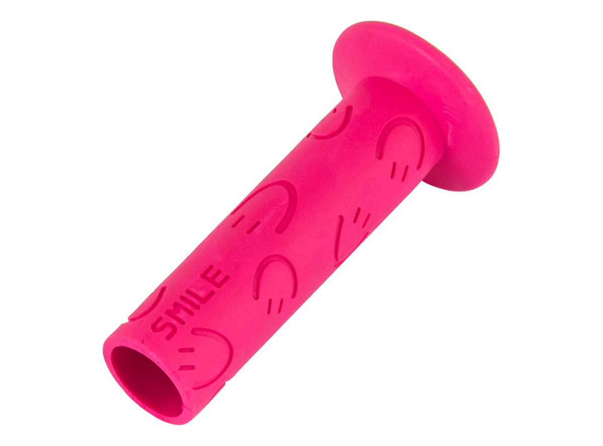Ručke volana herrmans smile safety 95mm roze za dečije bicikle