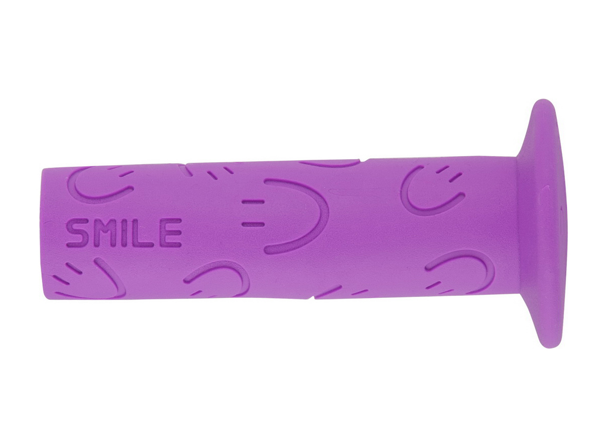Ručke volana herrmans smile safety 95mm ljubičaste za dečije bicikle