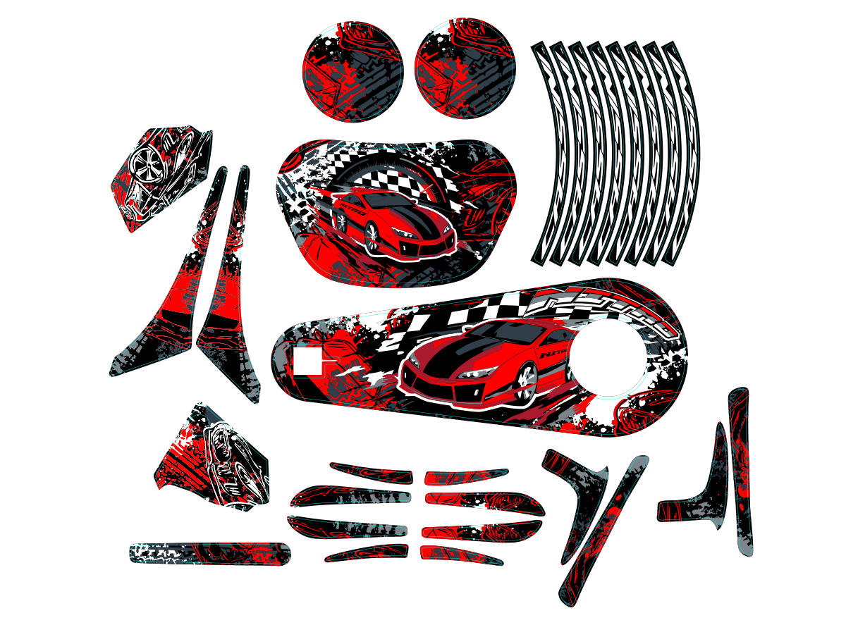 NAL.P.VEN NIT NITRO 16 SET NALEPNICA 2019