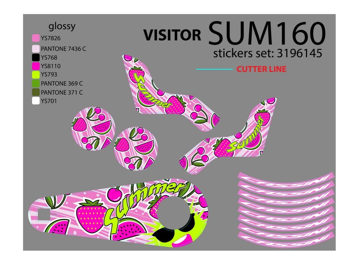 NAL.P.VEN SUM160 SUMMER 16 SET NALEPNICA 2020