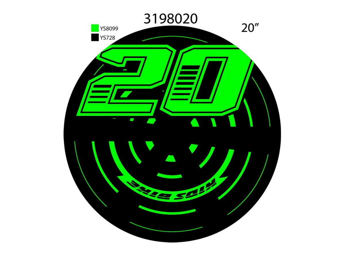 FRIZBI Uniset.20.friz neon zeleni ys8099 2021