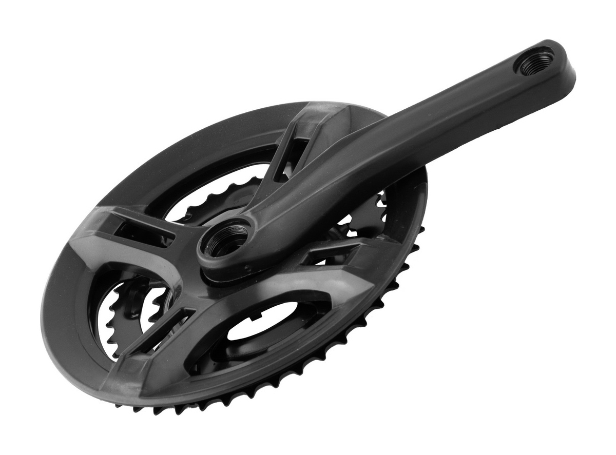 Srednji pogon true wheel čelik crni sa štitnikom 28/38/48,170mm