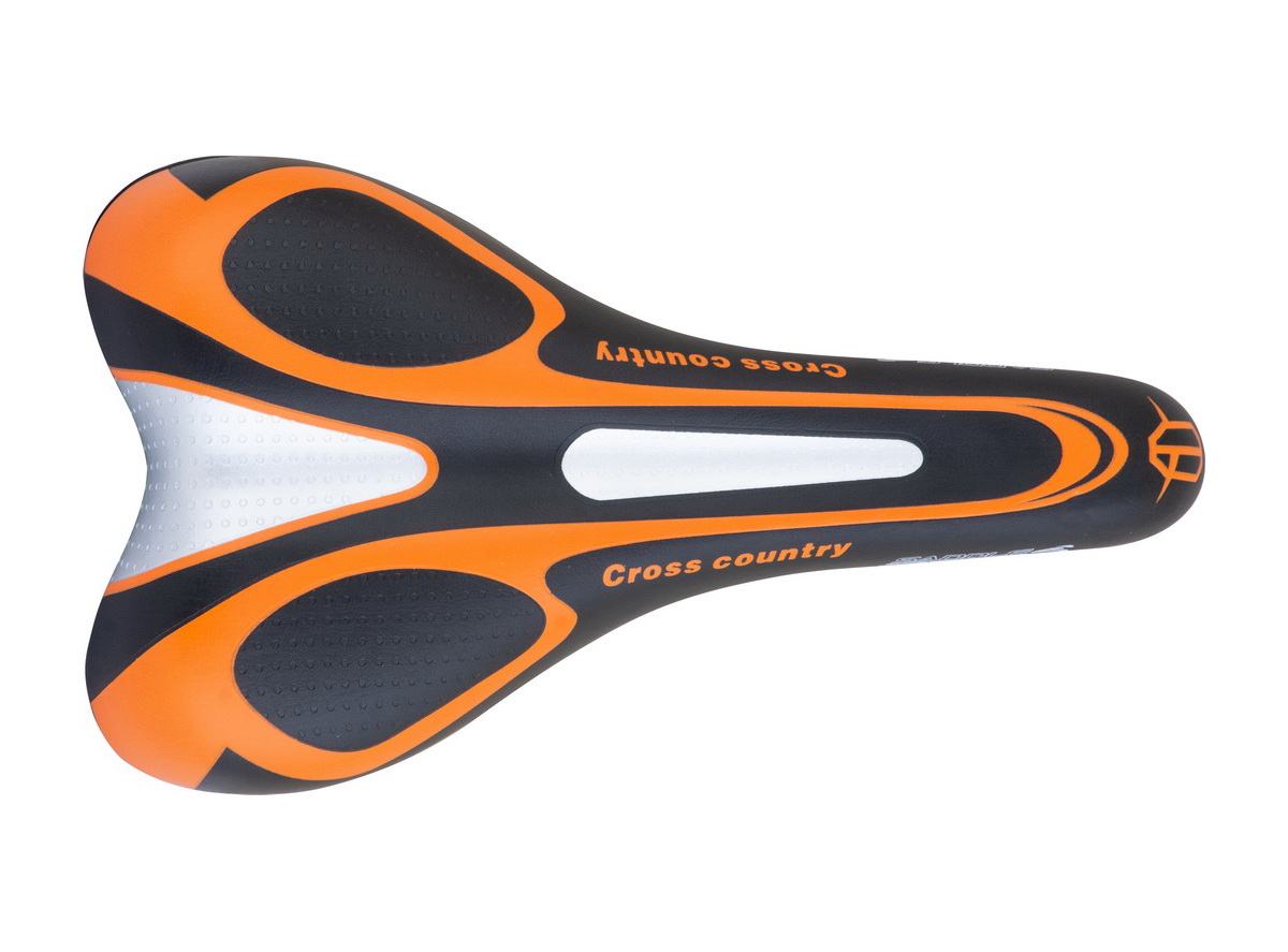 Sedlo mtb narandžasto crno cross country