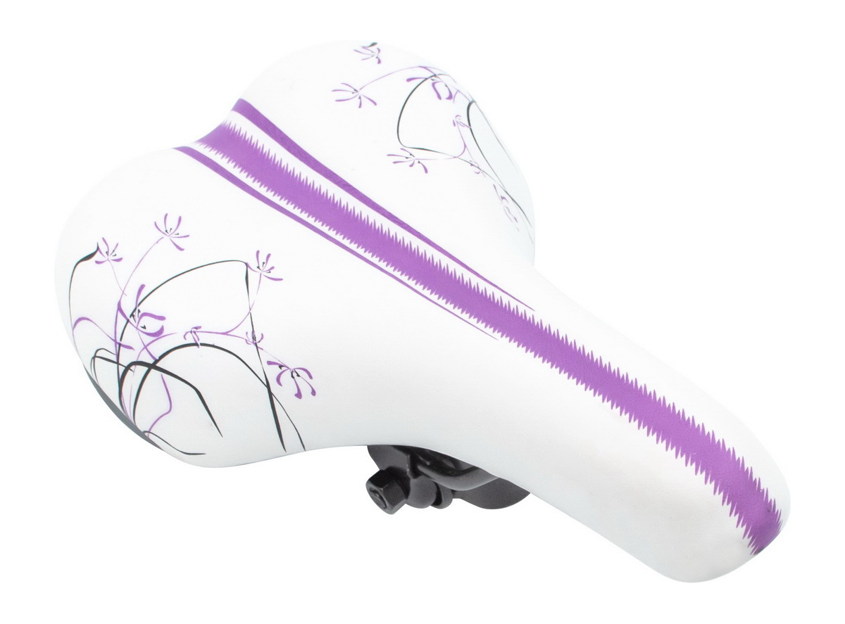 Sedlo mtb ljubičasto belo classy lady