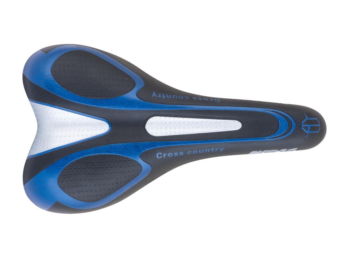 Sedlo mtb plavo crno cross country