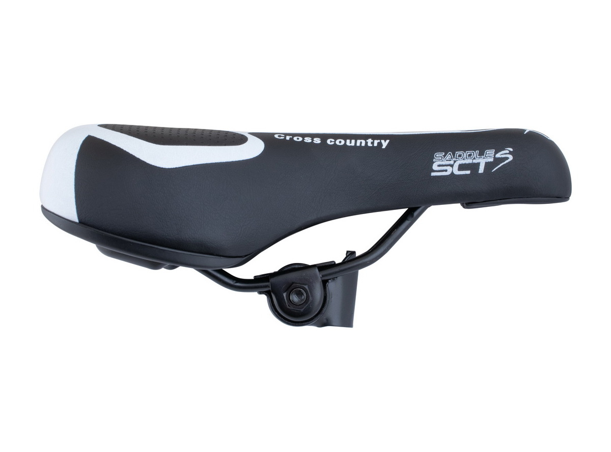 Sedlo mtb belo crno cross country