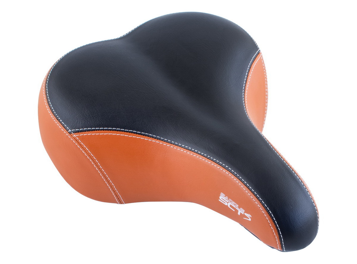 Sedlo city comfort braon crno retro