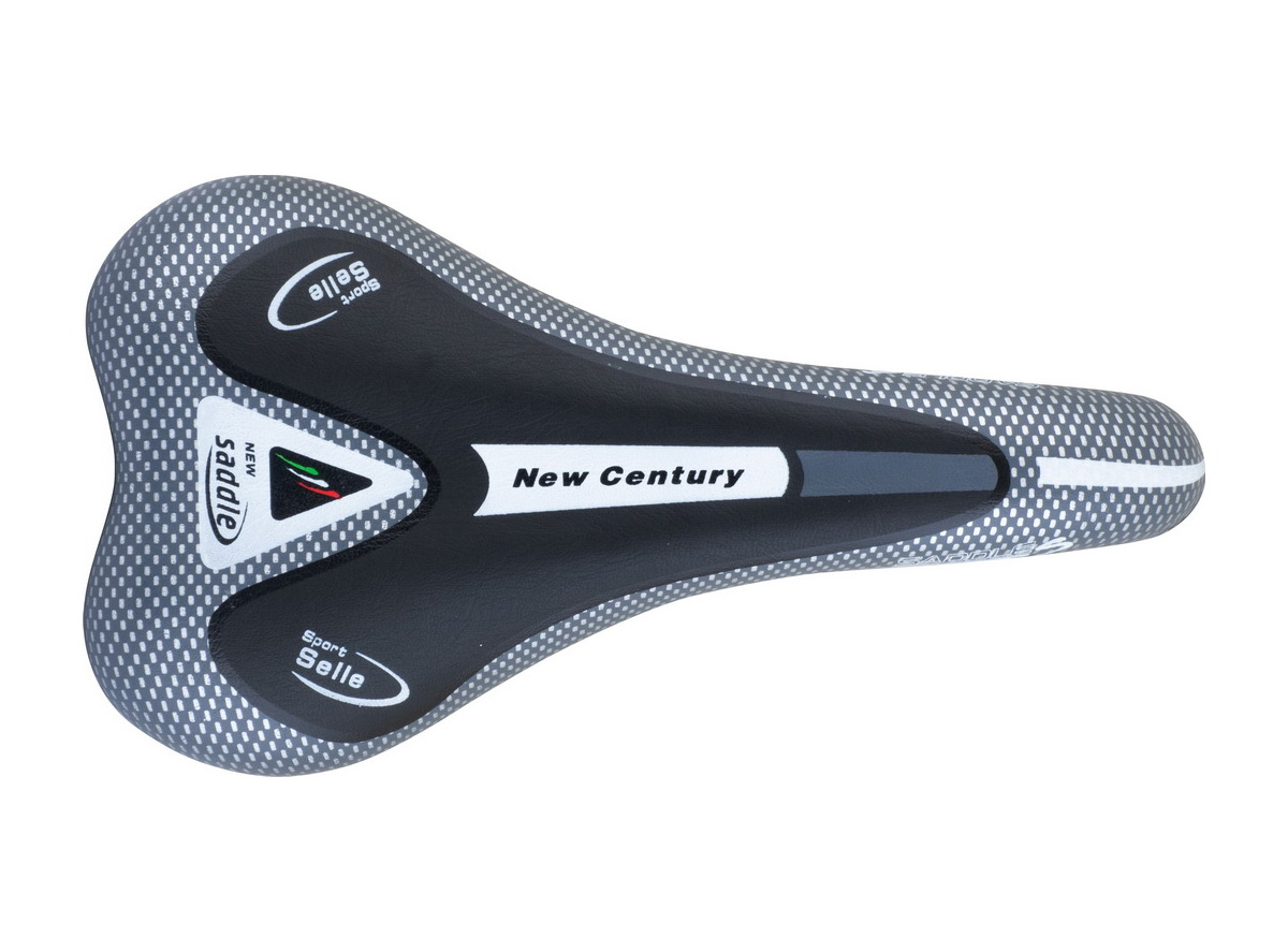 Sedište za mtb bicikl sport crno sivo