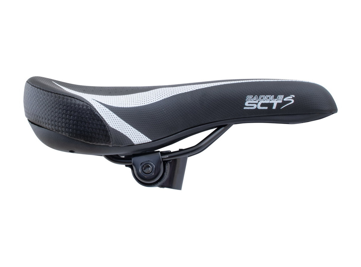 Sedlo mtb crno belo carbon high end 270x155mm