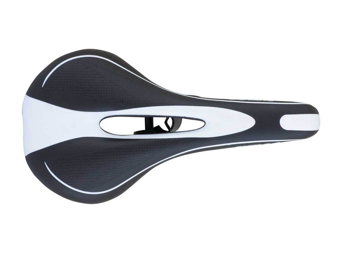 Sedište za mtb bicikl crno belo