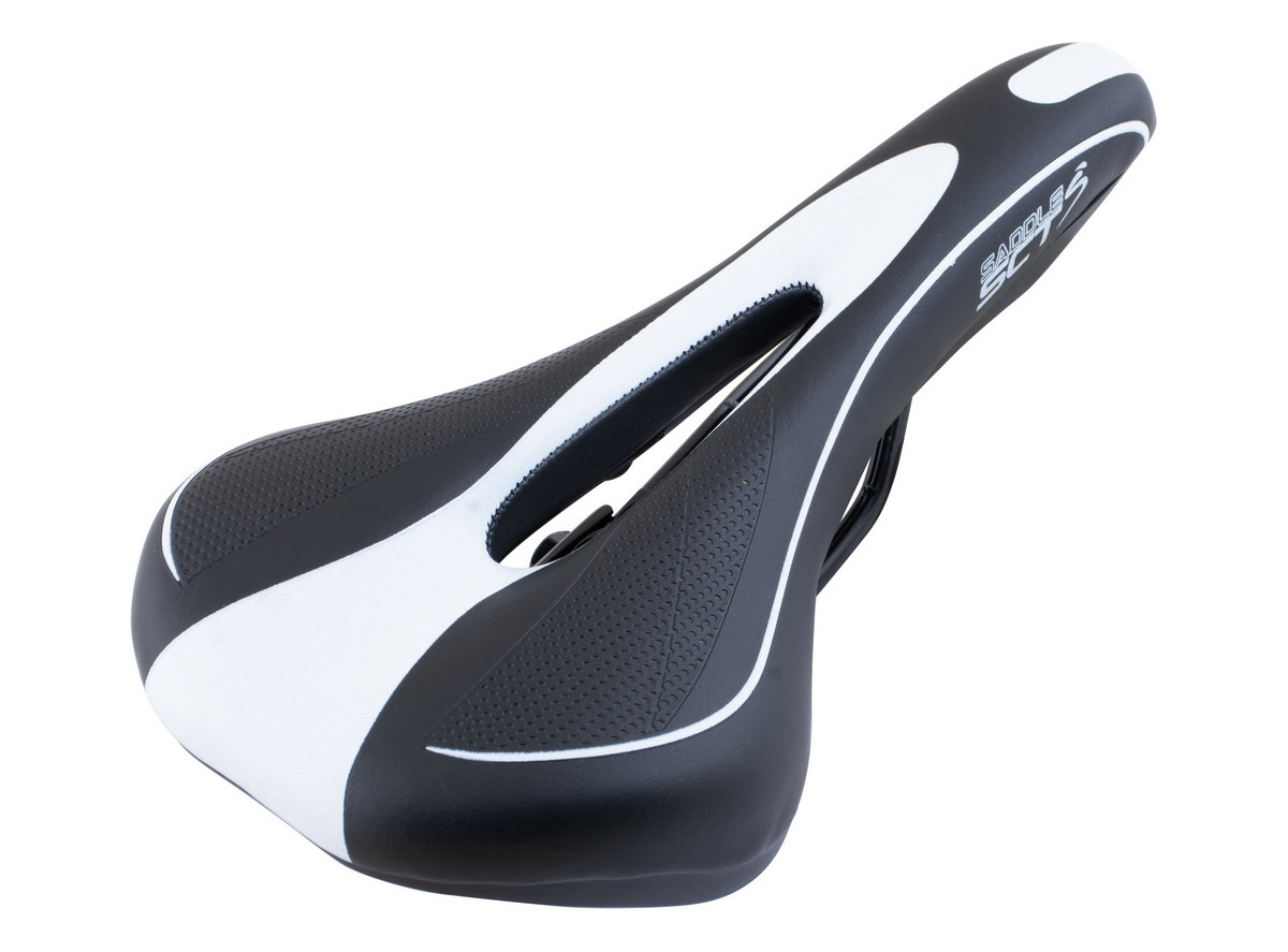 Sedište za mtb bicikl crno belo