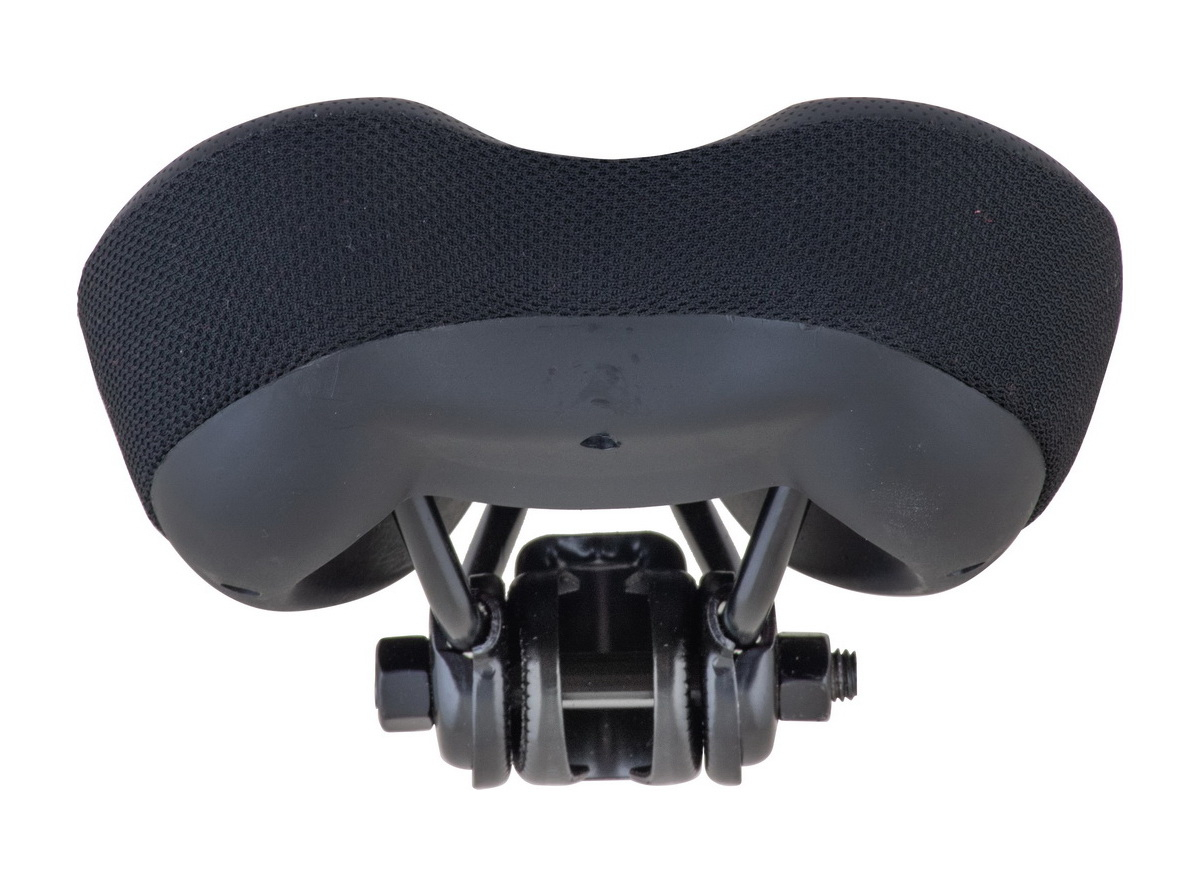 Sedlo mtb crno narandžasto carbon high end 270x155mm