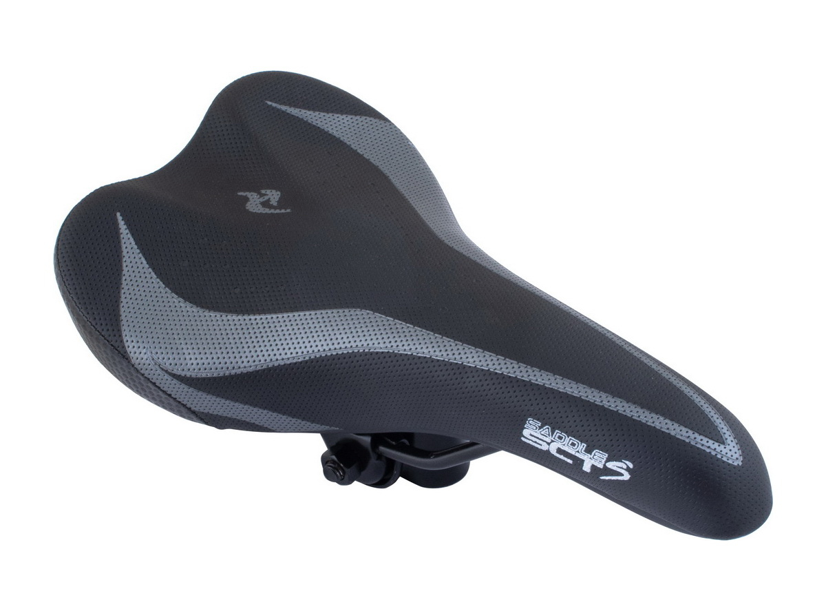 Sedlo mtb crno sivo carbon high end 270x155mm