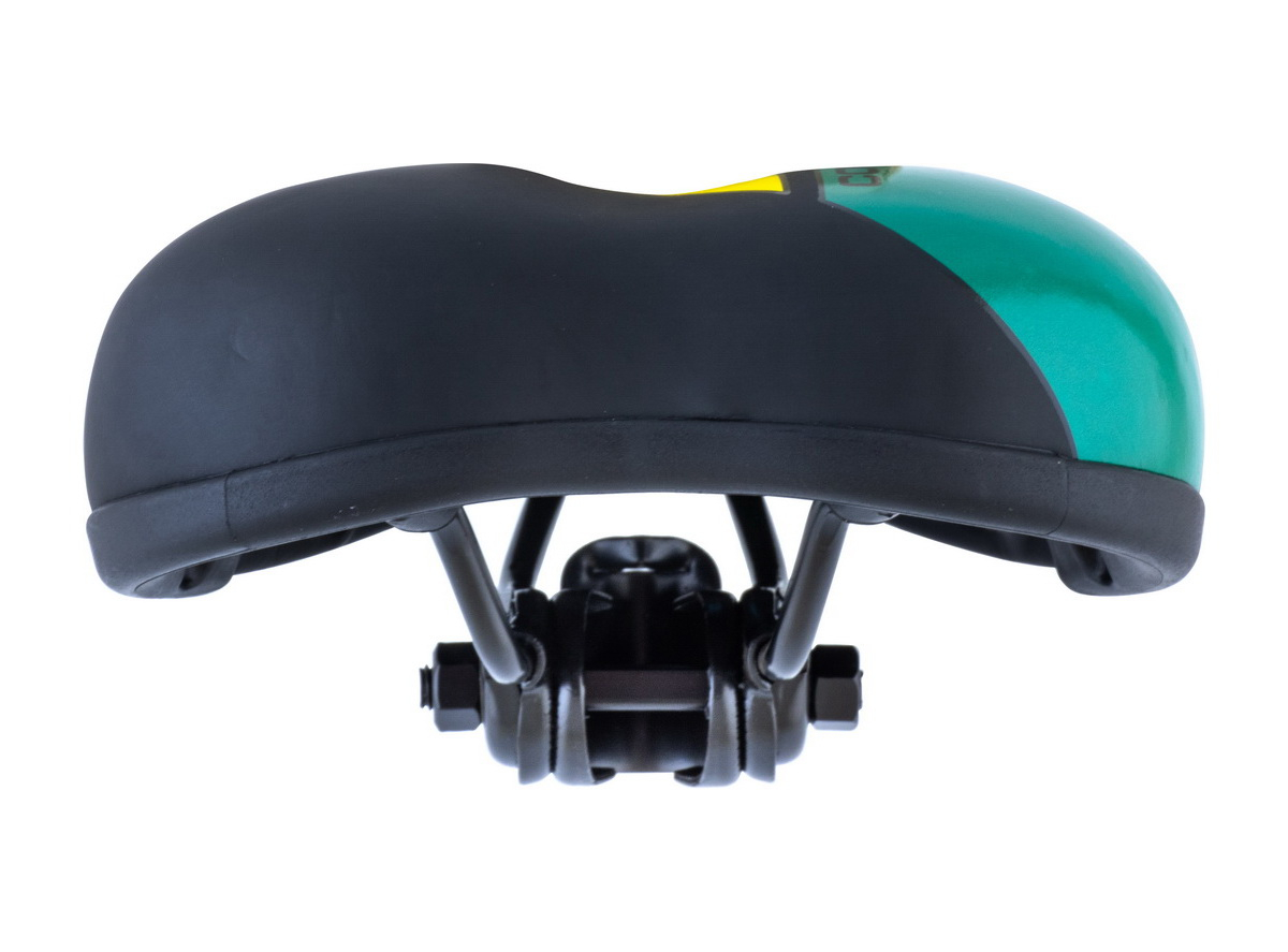 Sedlo mtb stip crno žuto zeleno