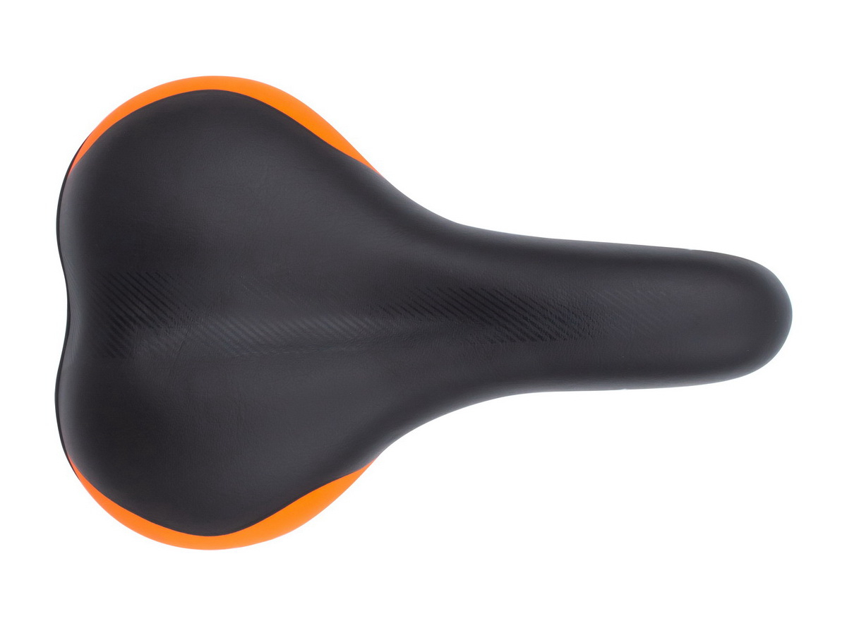 Sedište za mtb bicikl Twin crno narandžasto
