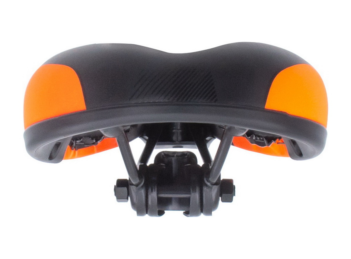 Sedište za mtb bicikl Twin crno narandžasto