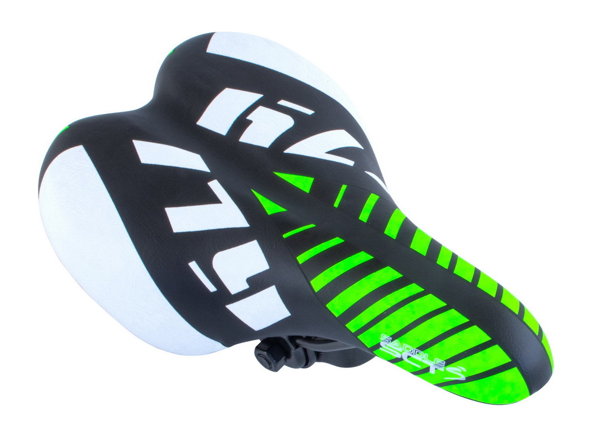 Sedlo kid sport crno belo neon zeleno