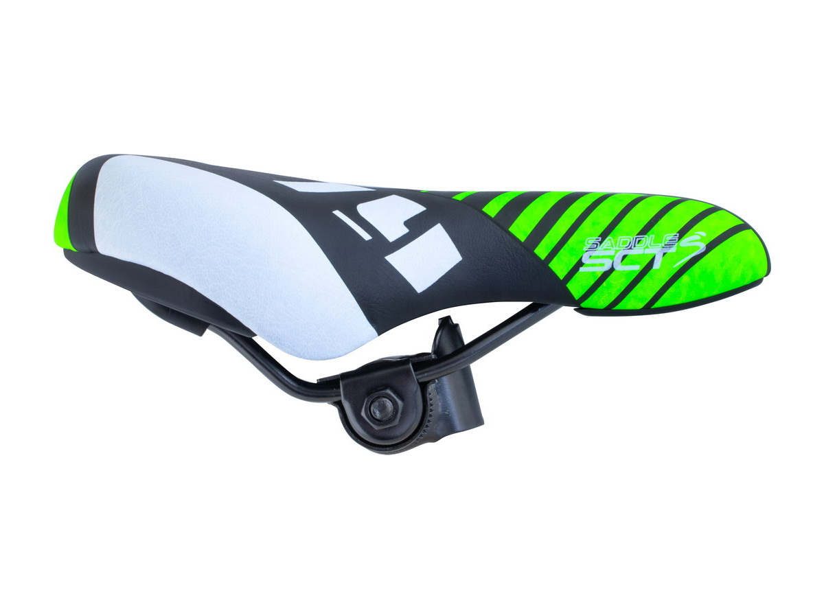 Sedlo kid sport crno belo neon zeleno