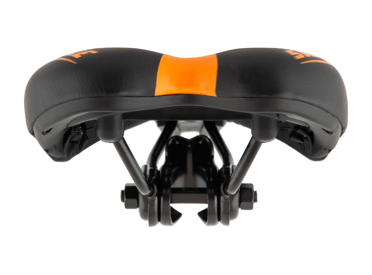 Sedište sa rupom za mtb bicikl Atlanta crno narandžasto