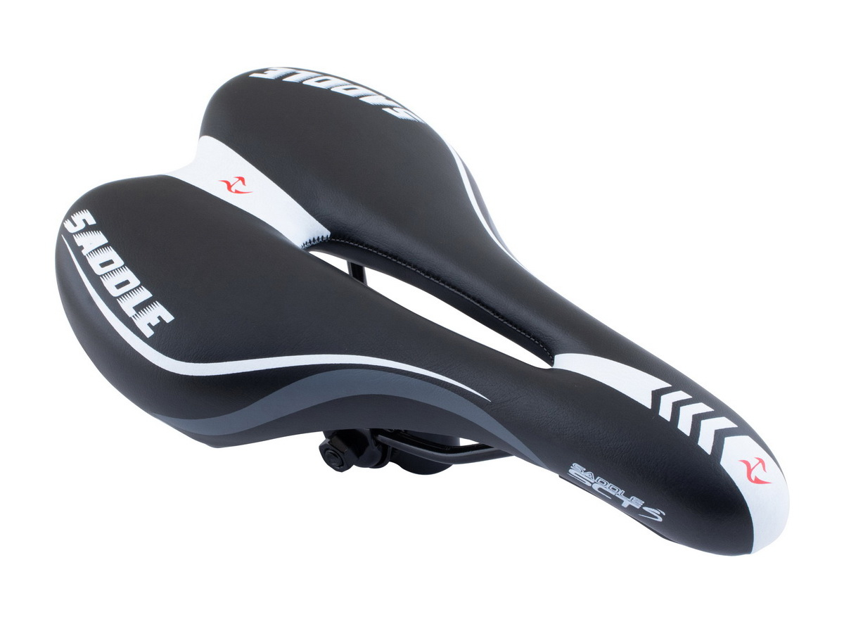 Sedlo mtb sa rupom atlanta crno belo