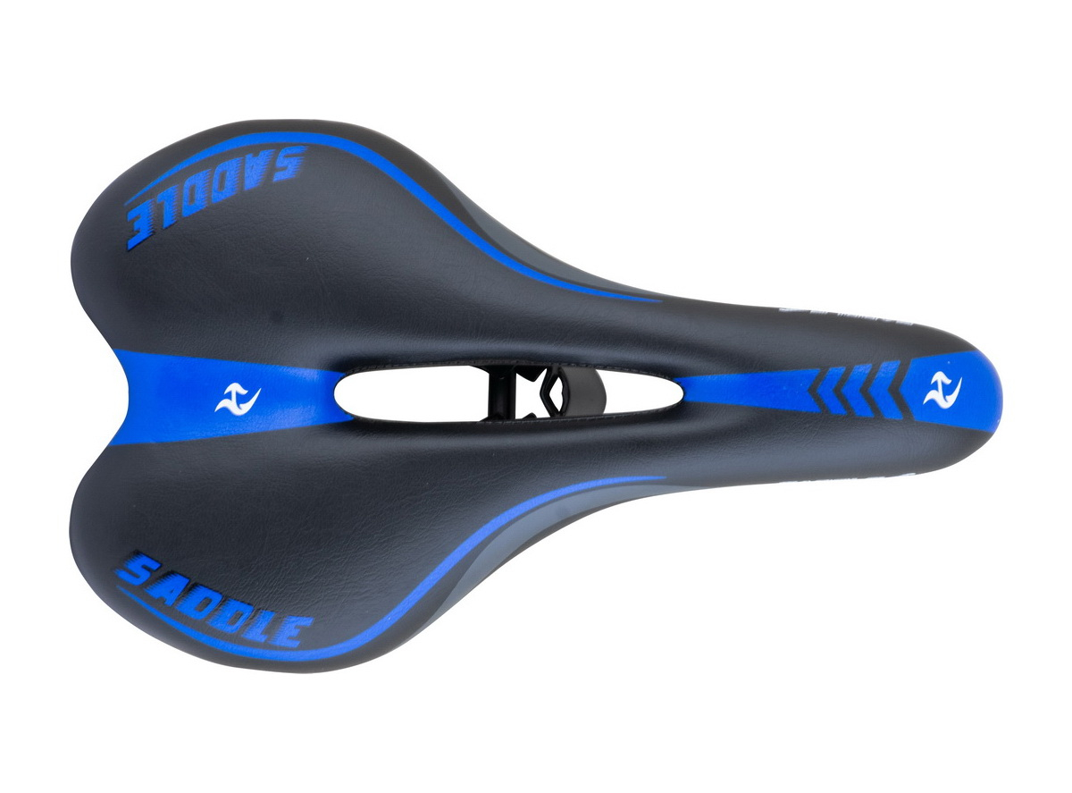 Sedlo mtb sa rupom atlanta crno plavo