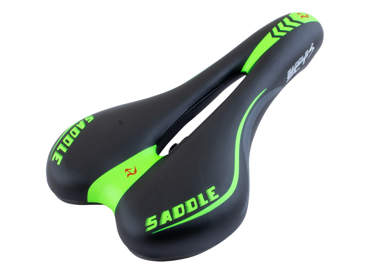 Sedlo mtb sa rupom atlanta crno zeleno