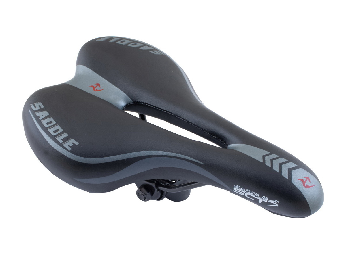 Sedlo mtb sa rupom atlanta crno sivo