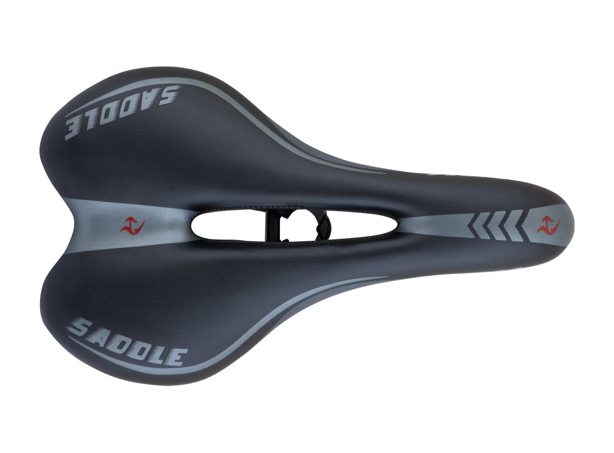 Sedlo mtb sa rupom atlanta crno sivo