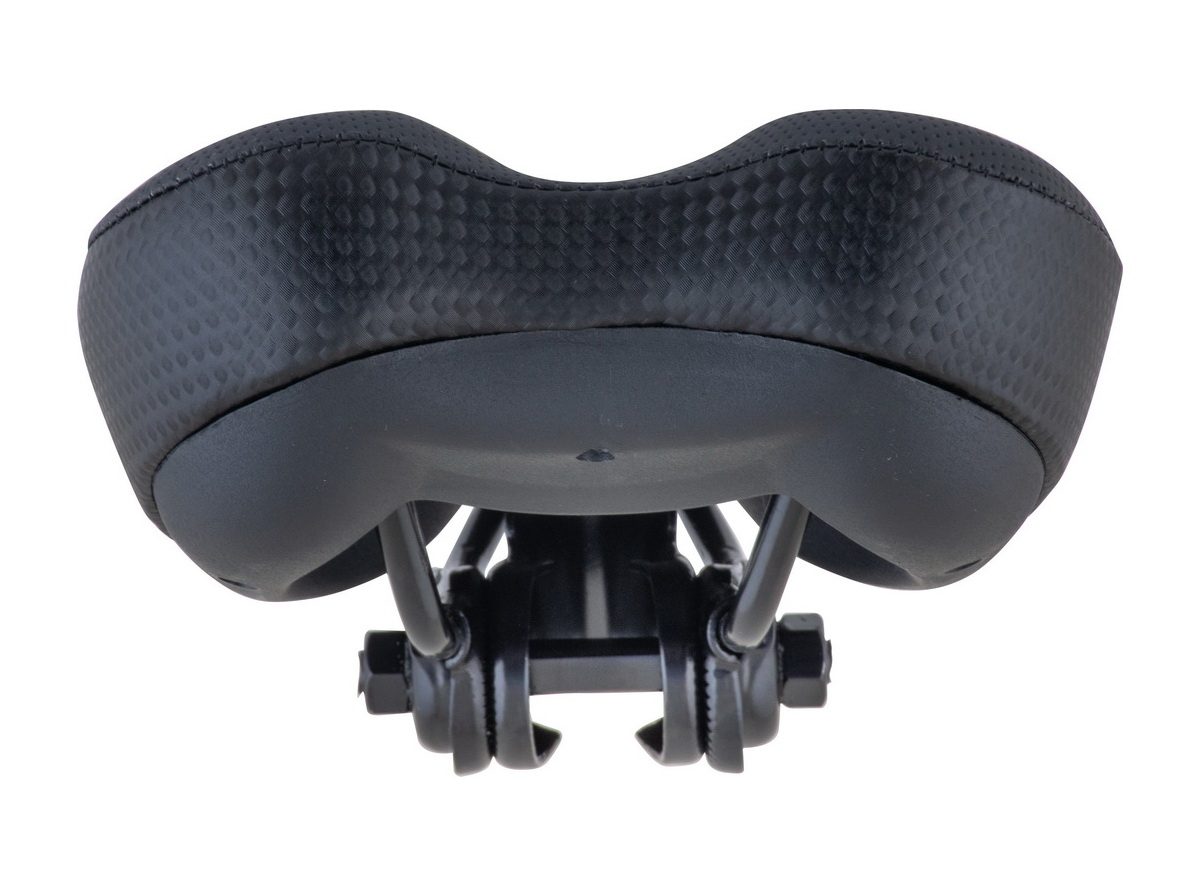 Sedlo mtb crno zeleno carbon high end 270x155mm