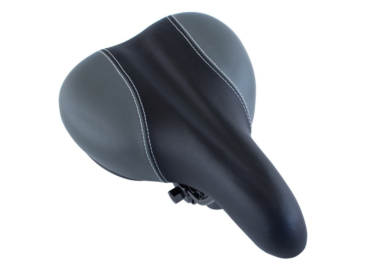 Sedlo mtb-city comfort sa oprugama crno sivo