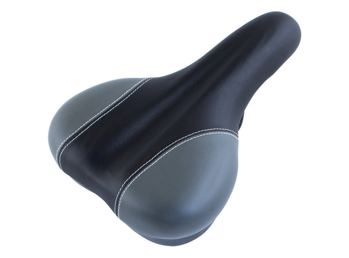 Sedlo mtb-city comfort sa oprugama crno sivo