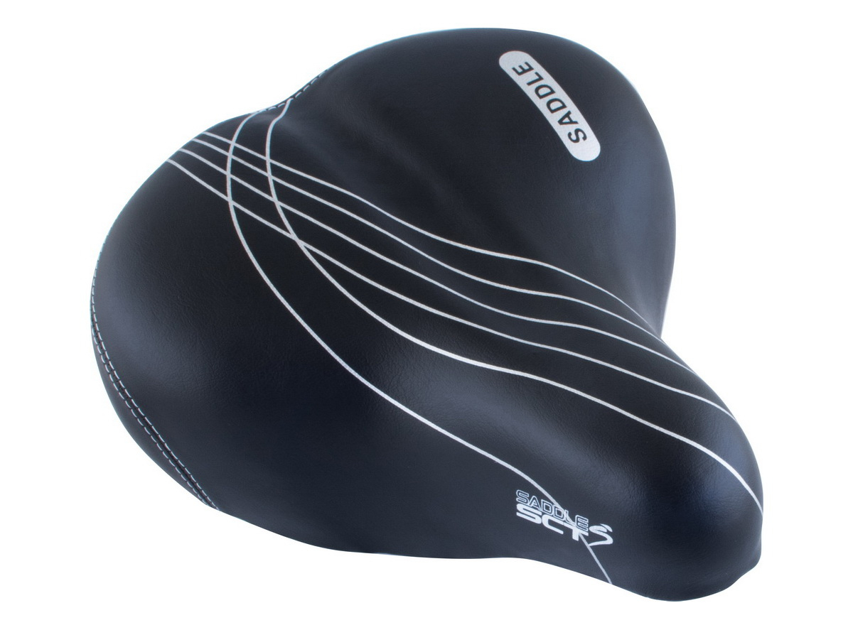 Sedlo comfort sa oprugama line crno sivo