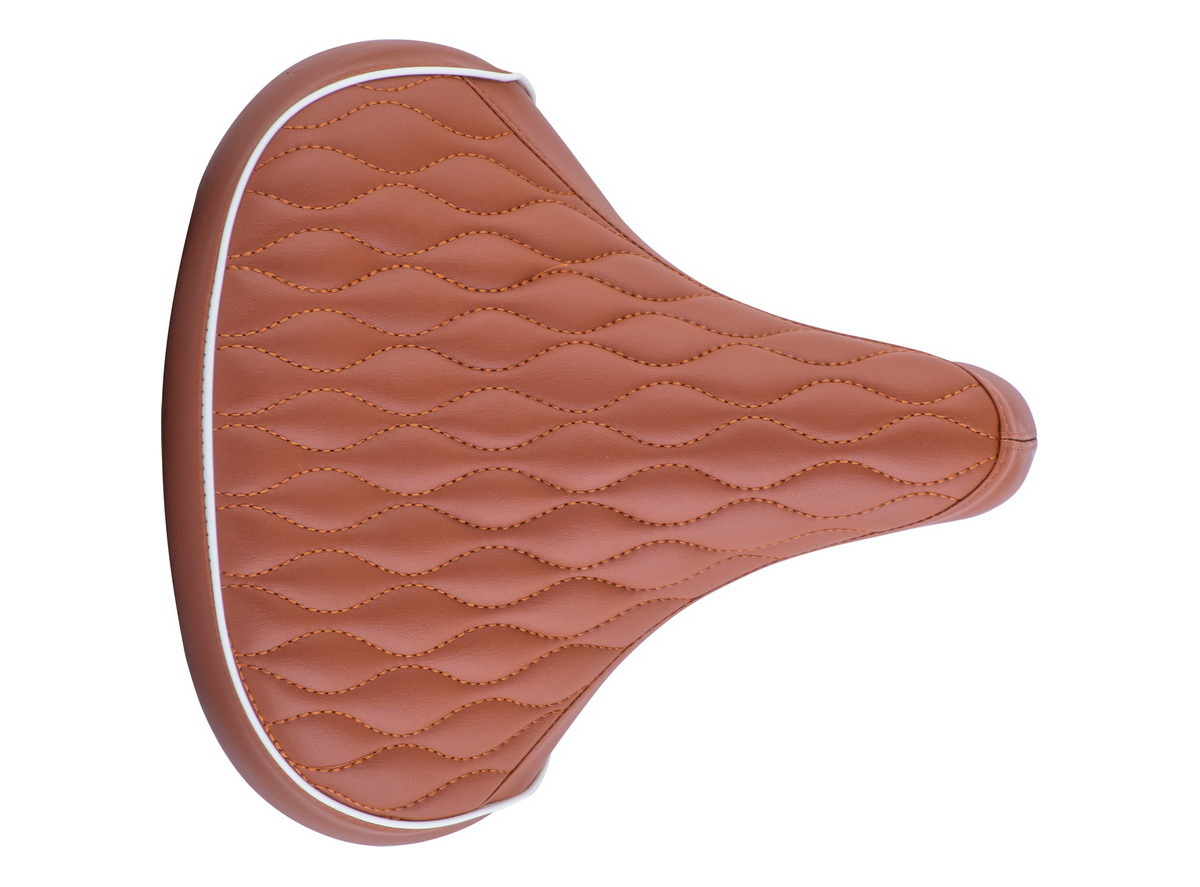 Sedlo comfort step dupla opruga braon